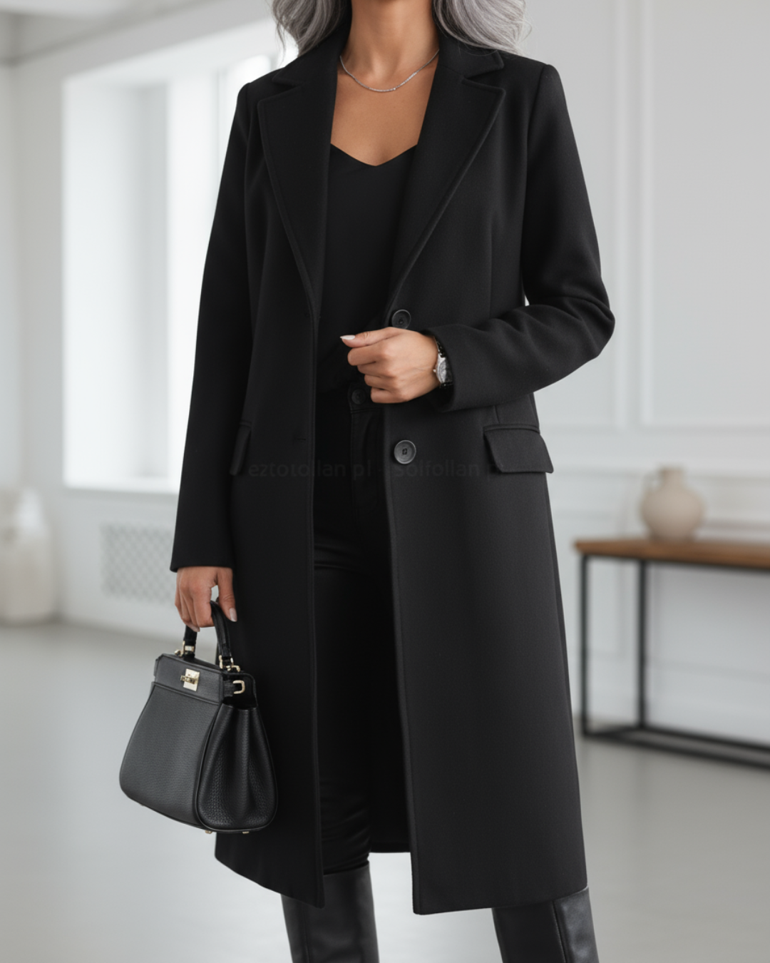 Taylor | Sophisticated Long Wool Coat